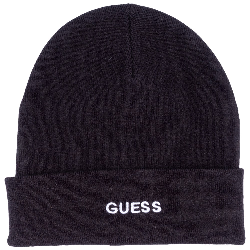 GUESS Μαύρο Σκουφί - GU0ACAM9458VIS010000