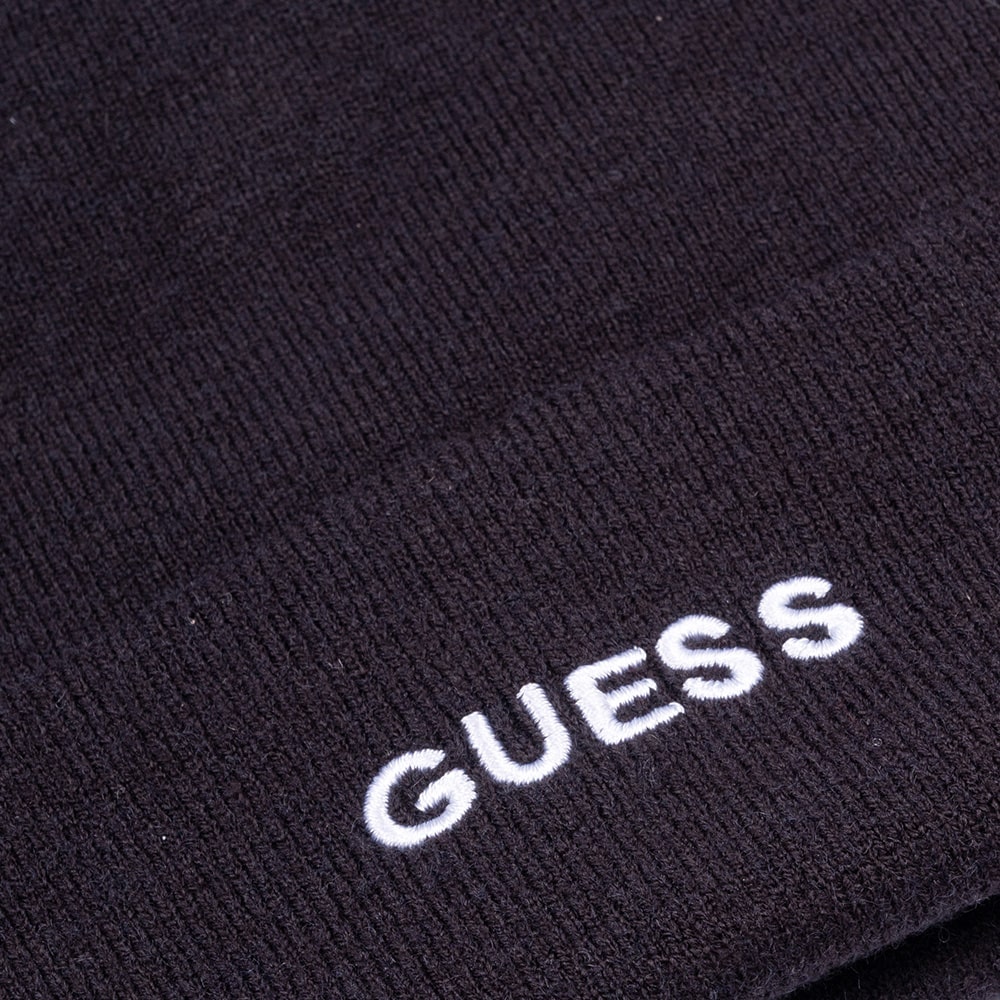 GUESS Μαύρο Σκουφί - GU0ACAM9458VIS010000