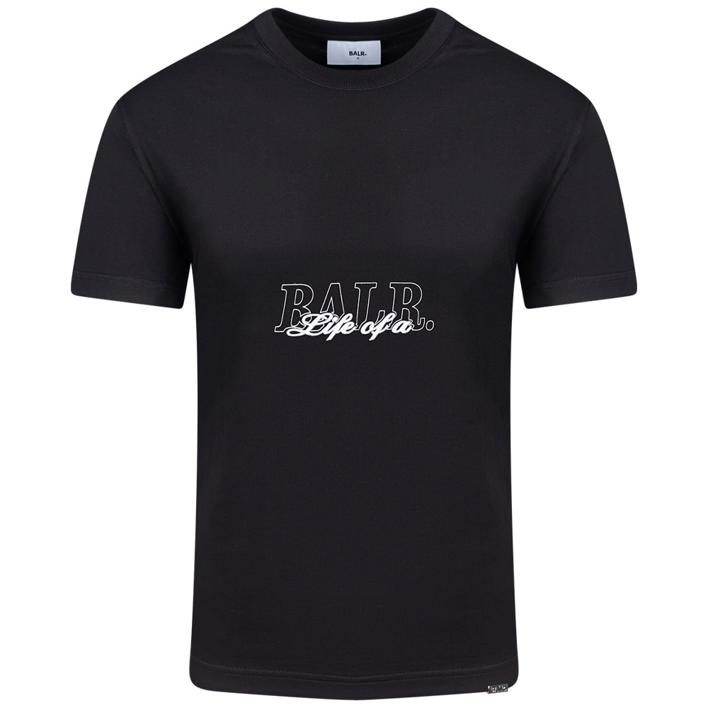 BALR Μαύρο T-shirt C Neck - B1112.1286