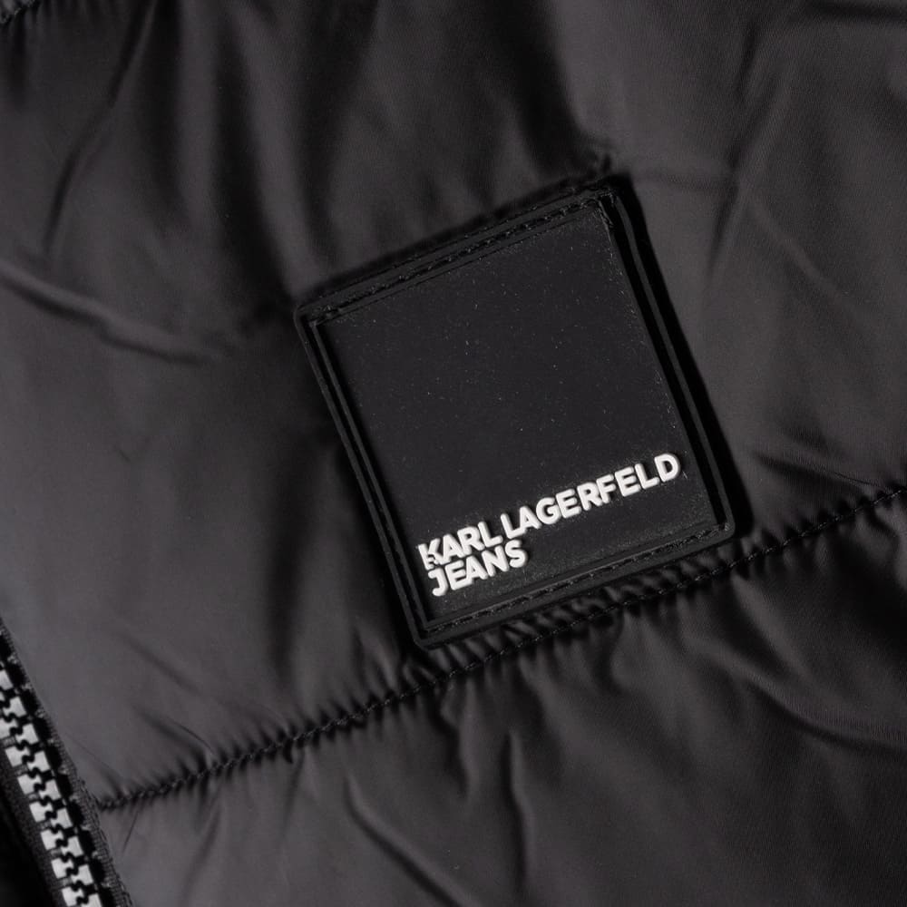 KARL JEANS Μαύρο Αμάνικο Μπουφάν - B1M15043