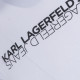 KARL JEANS Λευκό T-shirt C Neck - B1M17063