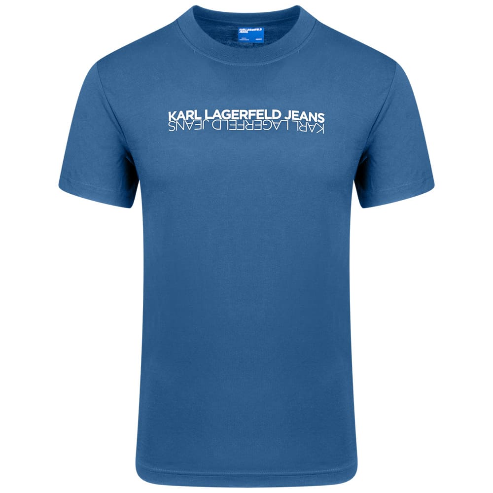 KARL JEANS Μπλε T-shirt C Neck - B1M17063