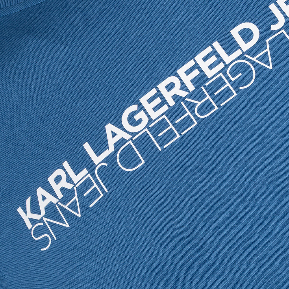 KARL JEANS Μπλε T-shirt C Neck - B1M17063