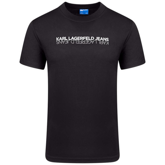 KARL JEANS Μαύρο T-shirt C Neck - B1M17063