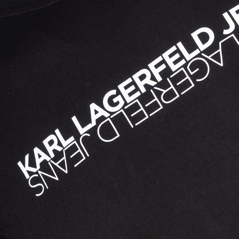 KARL JEANS Μαύρο T-shirt C Neck - B1M17063