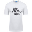 KARL JEANS Λευκό T-shirt C Neck - B1M17065