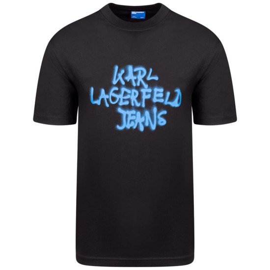 KARL JEANS Μαύρο T-shirt C Neck - B1M17065