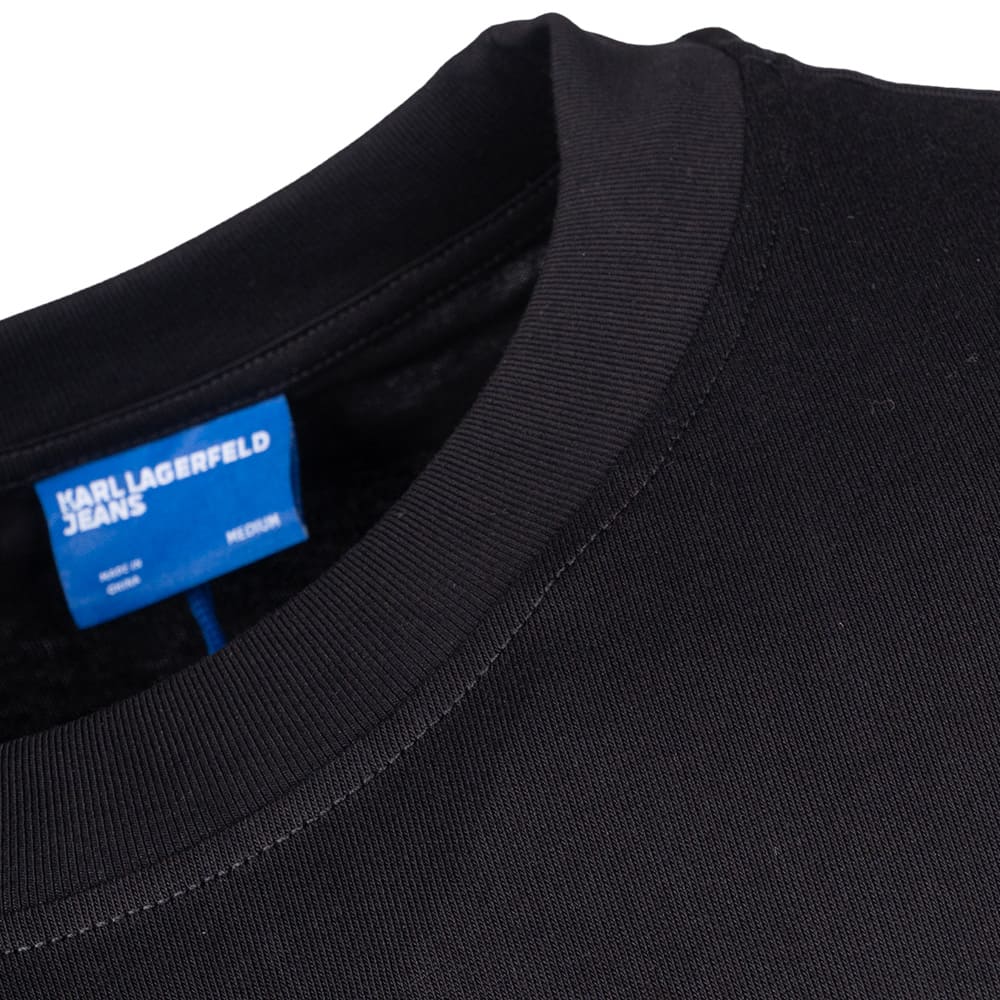 KARL JEANS Μαύρο T-shirt C Neck - B1M17066