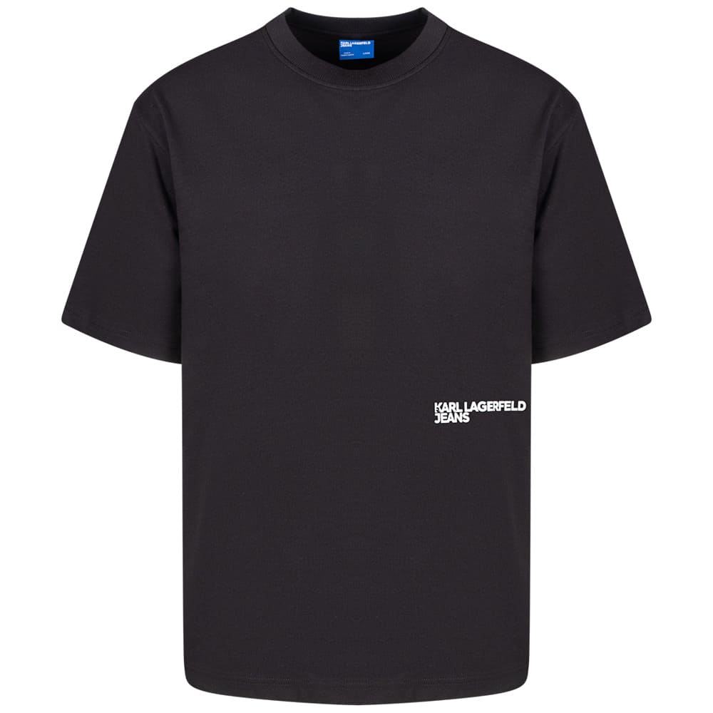 KARL JEANS Μαύρο T-shirt C Neck - B1M17069