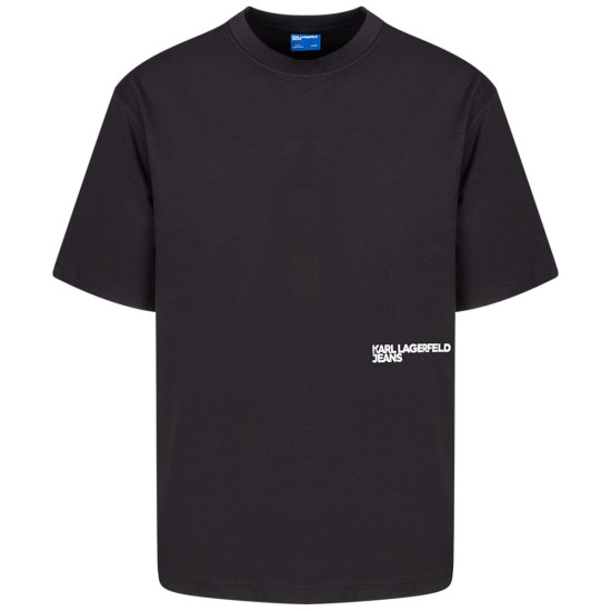 KARL JEANS Μαύρο T-shirt C Neck - B1M17069