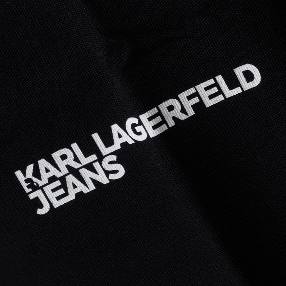 KARL JEANS Μαύρο T-shirt C Neck - B1M17069