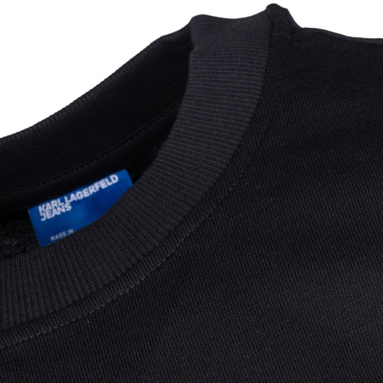 KARL JEANS Μαύρο T-shirt C Neck - B1M17069