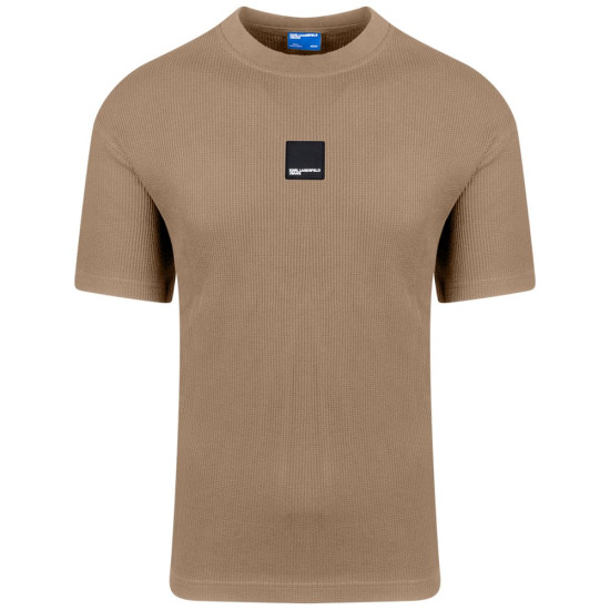 KARL JEANS Μπεζ T-shirt C Neck - B1M17082