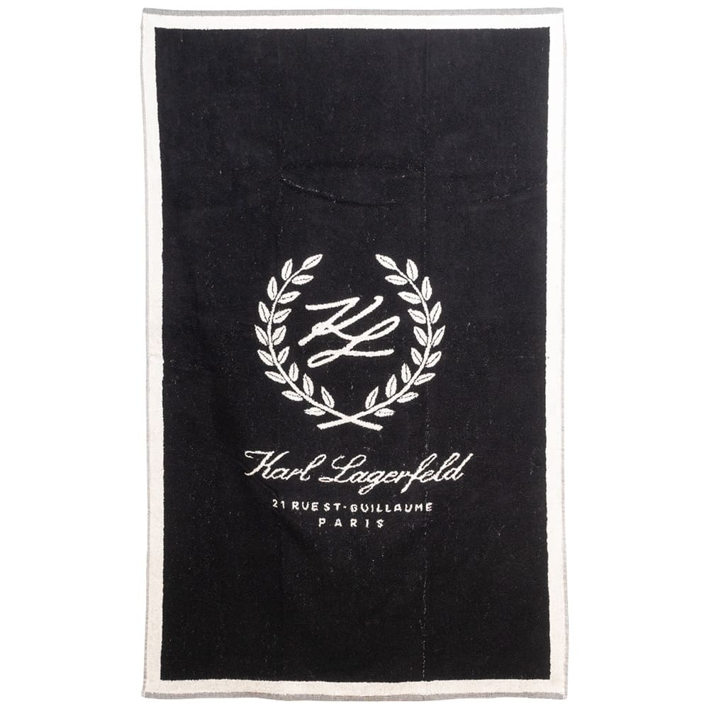 Karl Lagerfeld Μαύρη Πετσέτα Θαλάσσης - B1W46088