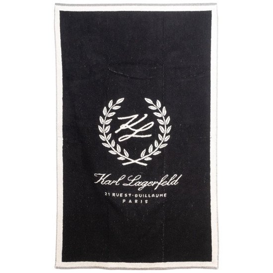 Karl Lagerfeld Μαύρη Πετσέτα Θαλάσσης - B1W46088