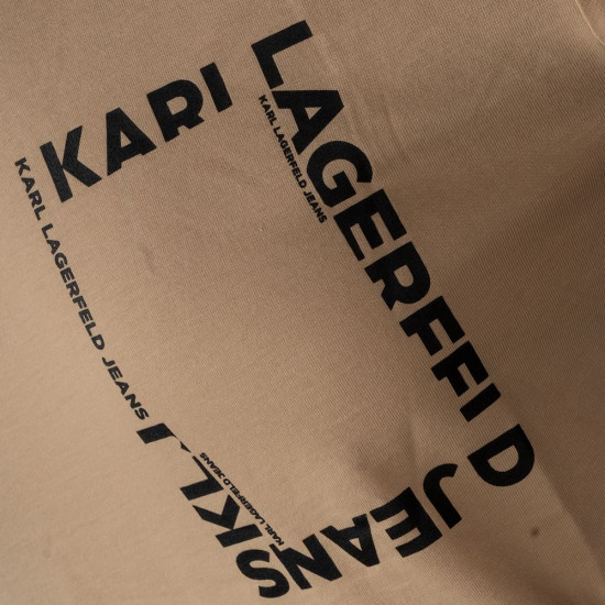 KARL JEANS Μπεζ T-shirt C Neck - B2M17046