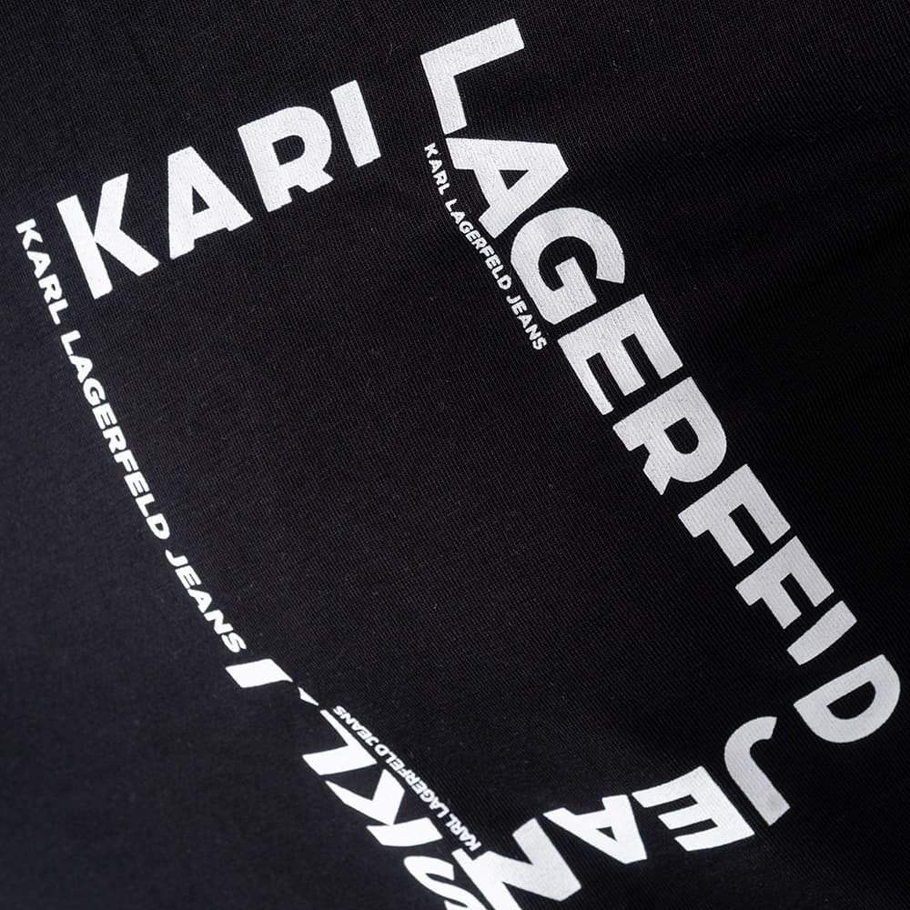 KARL JEANS Μαύρο T-shirt C Neck - B2M17046