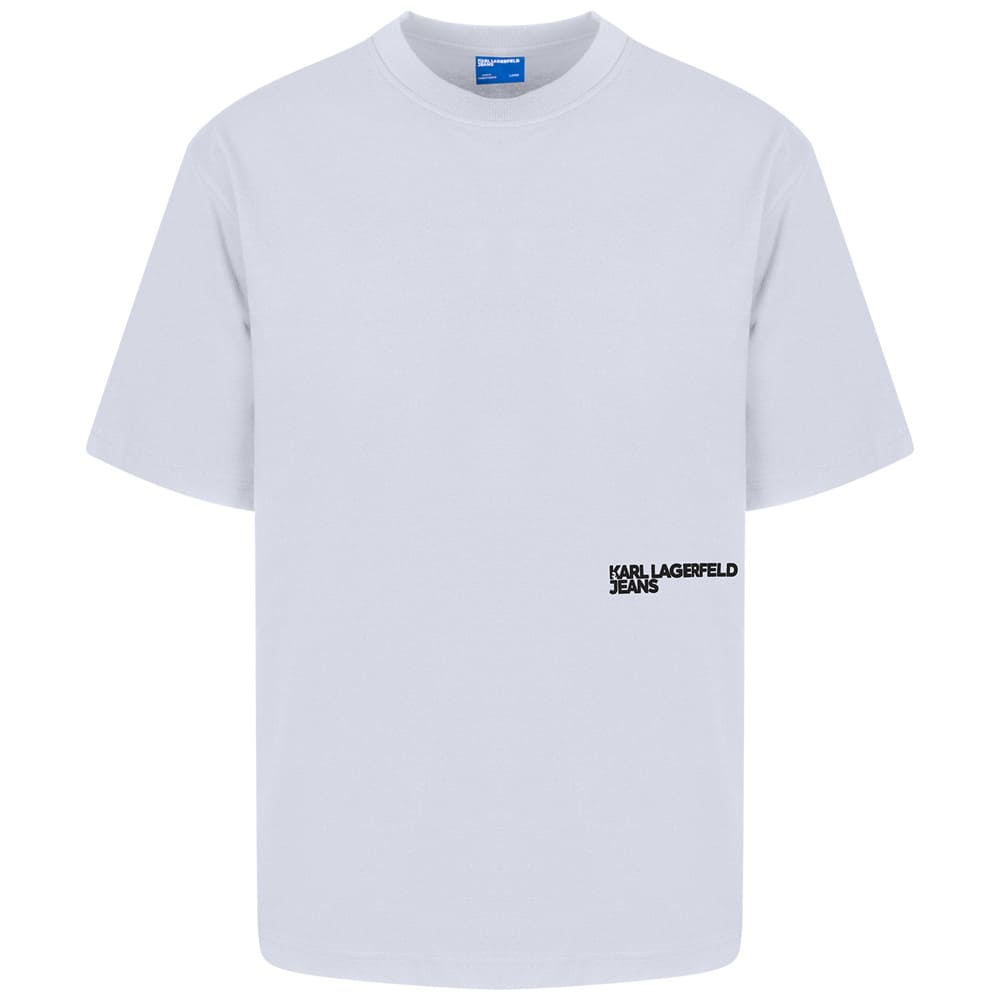 KARL JEANS Λευκό T-shirt C Neck - B2M17063