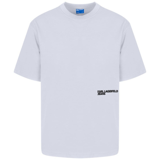 KARL JEANS Λευκό T-shirt C Neck - B2M17063