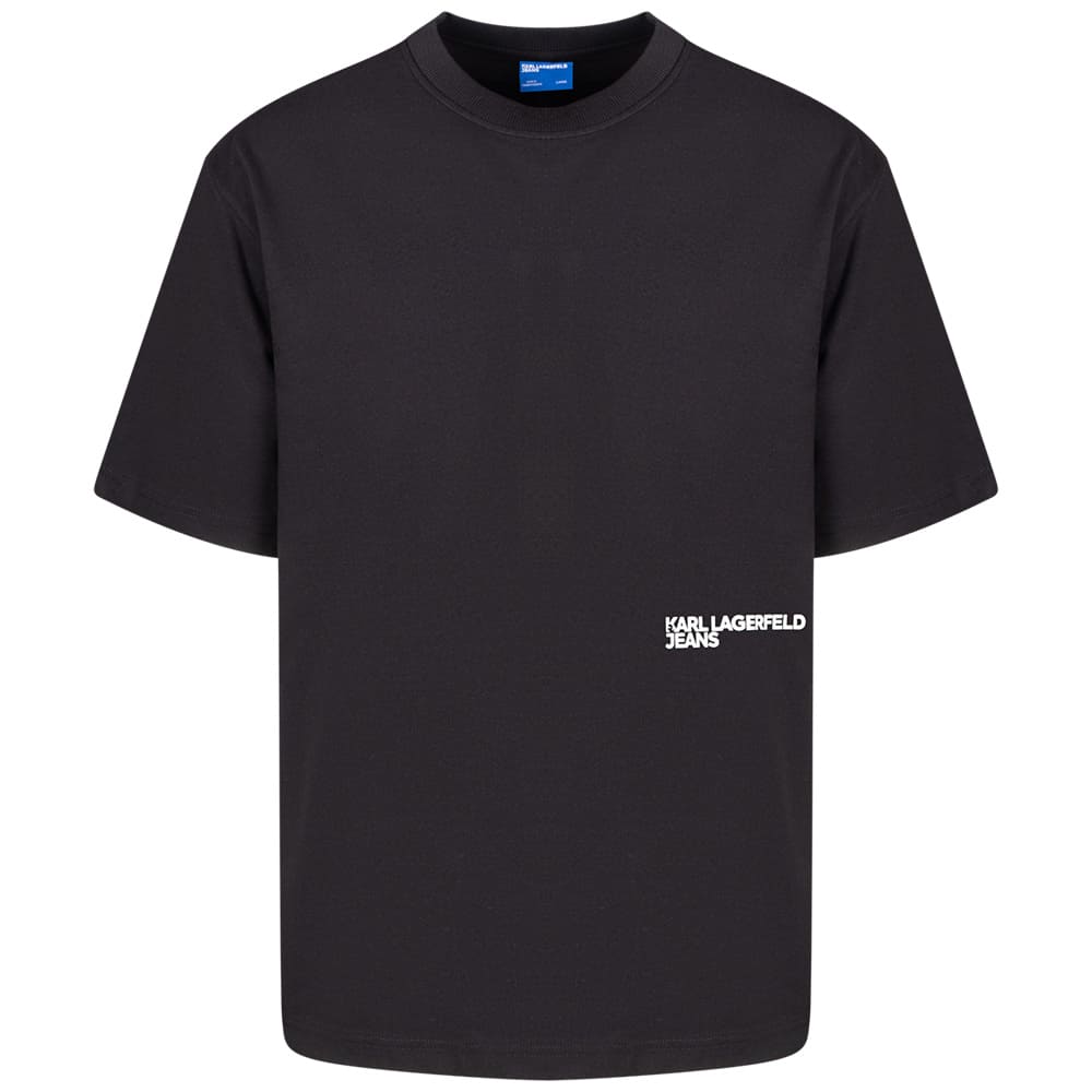 KARL JEANS Μαύρο T-shirt C Neck - B2M17063