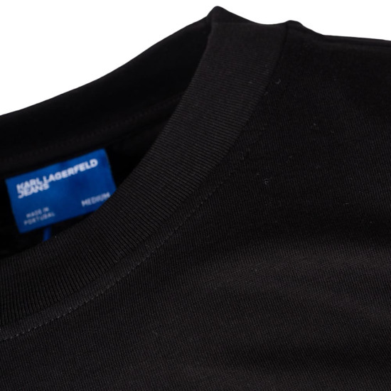 KARL JEANS Μαύρο T-shirt C Neck - B2M17063