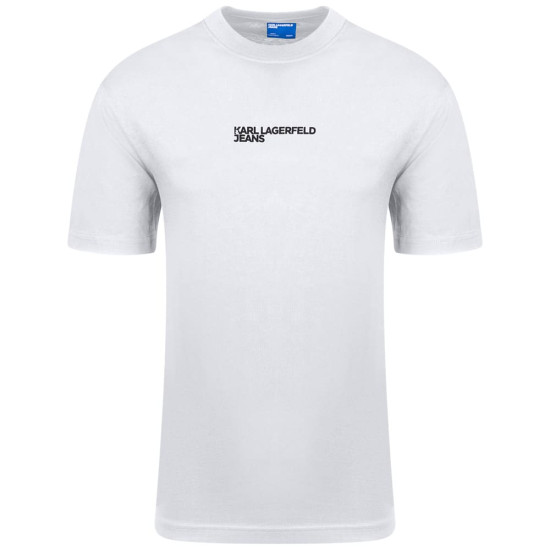KARL JEANS Λευκό T-shirt C Neck - B2M17090