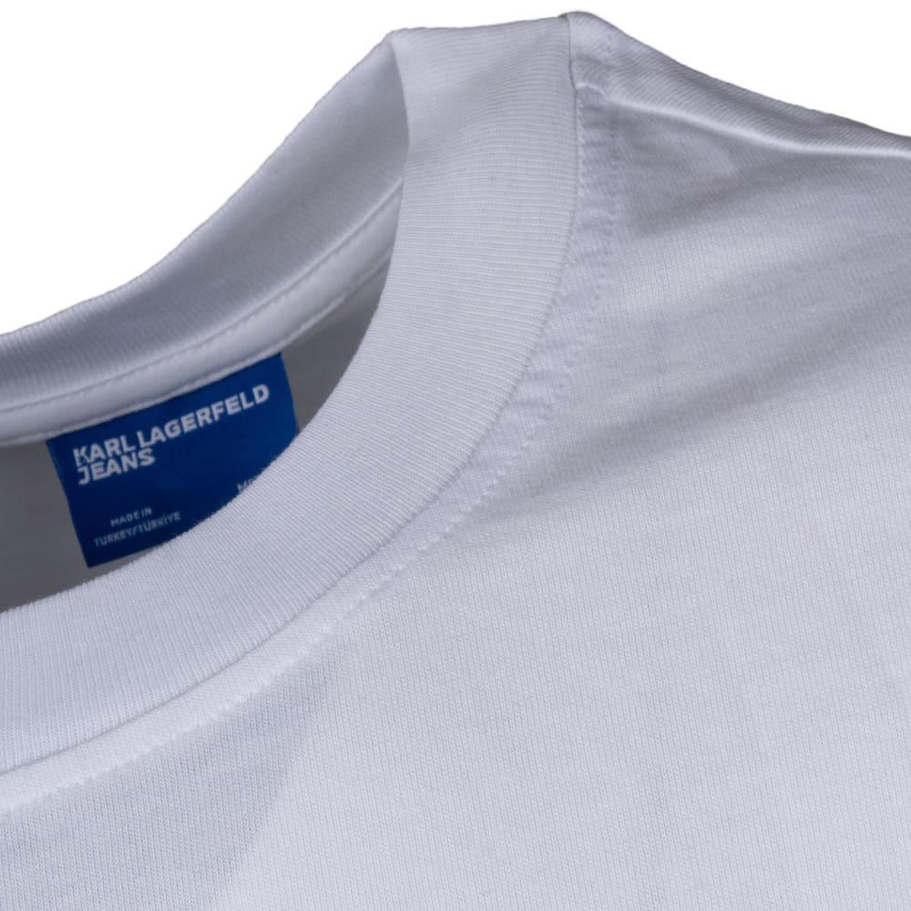 KARL JEANS Λευκό T-shirt C Neck - B2M17090
