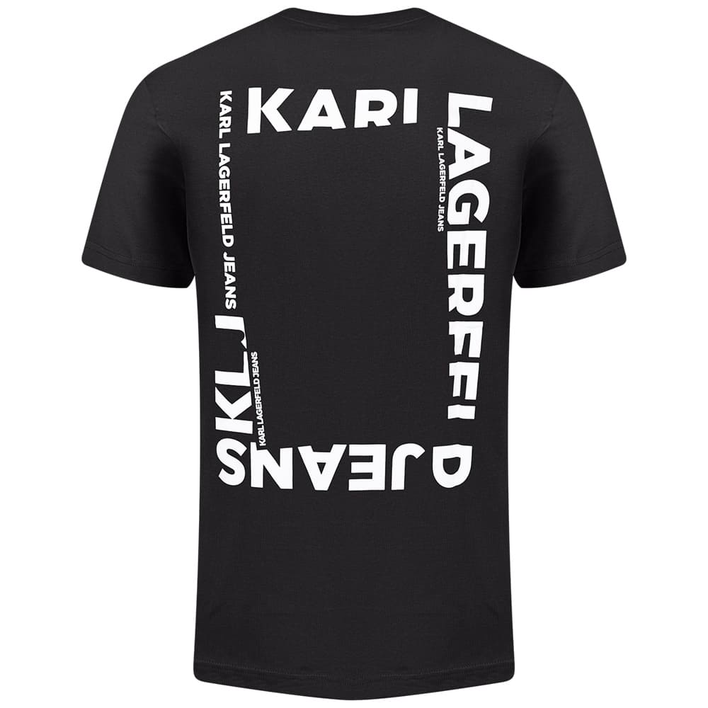 KARL JEANS Μαύρο T-shirt C Neck - B2M17090