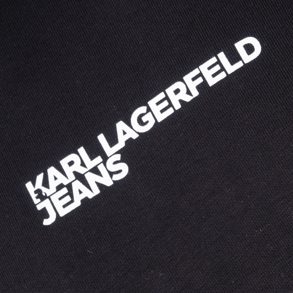 KARL JEANS Μαύρο T-shirt C Neck - B2M17090