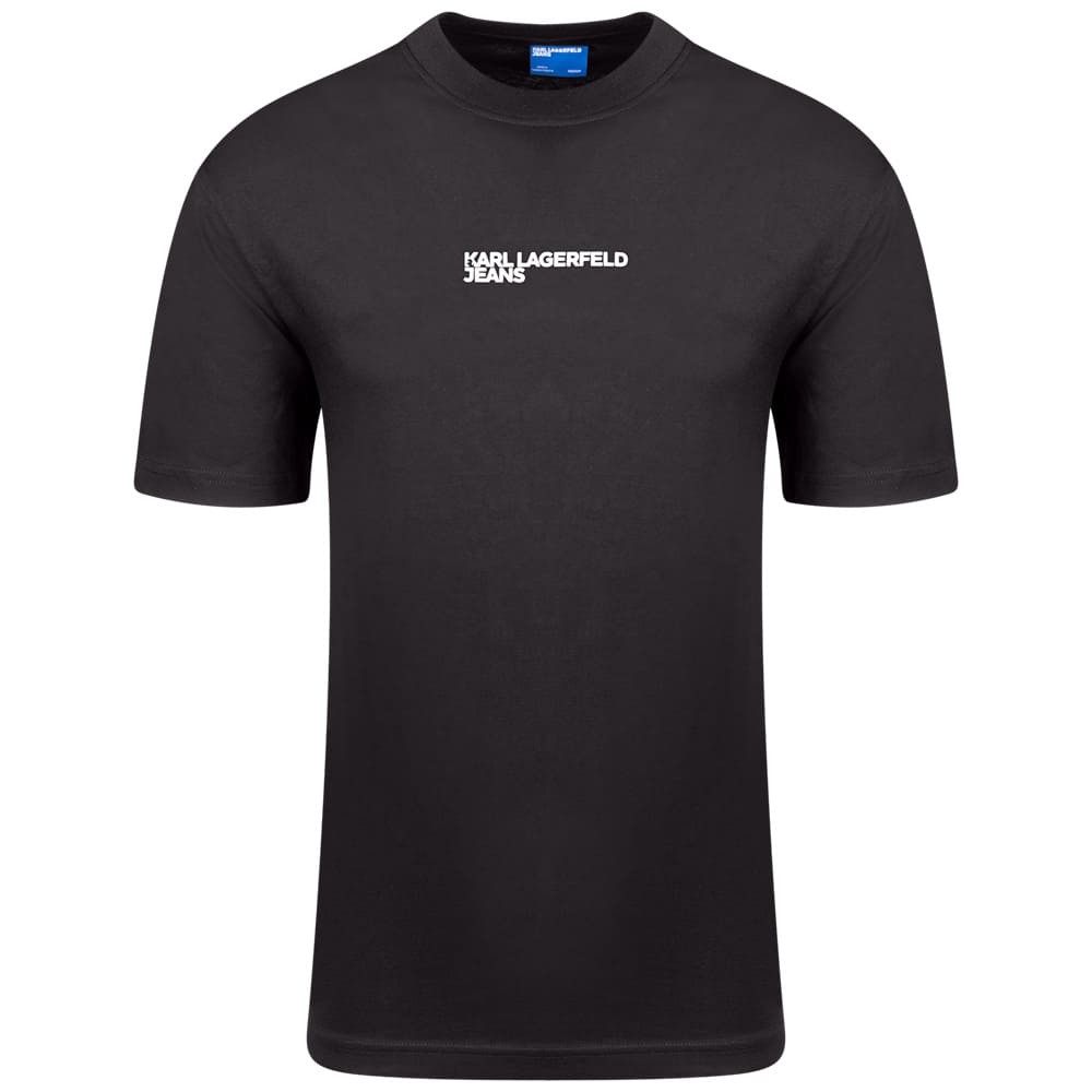 KARL JEANS Μαύρο T-shirt C Neck - B2M17090
