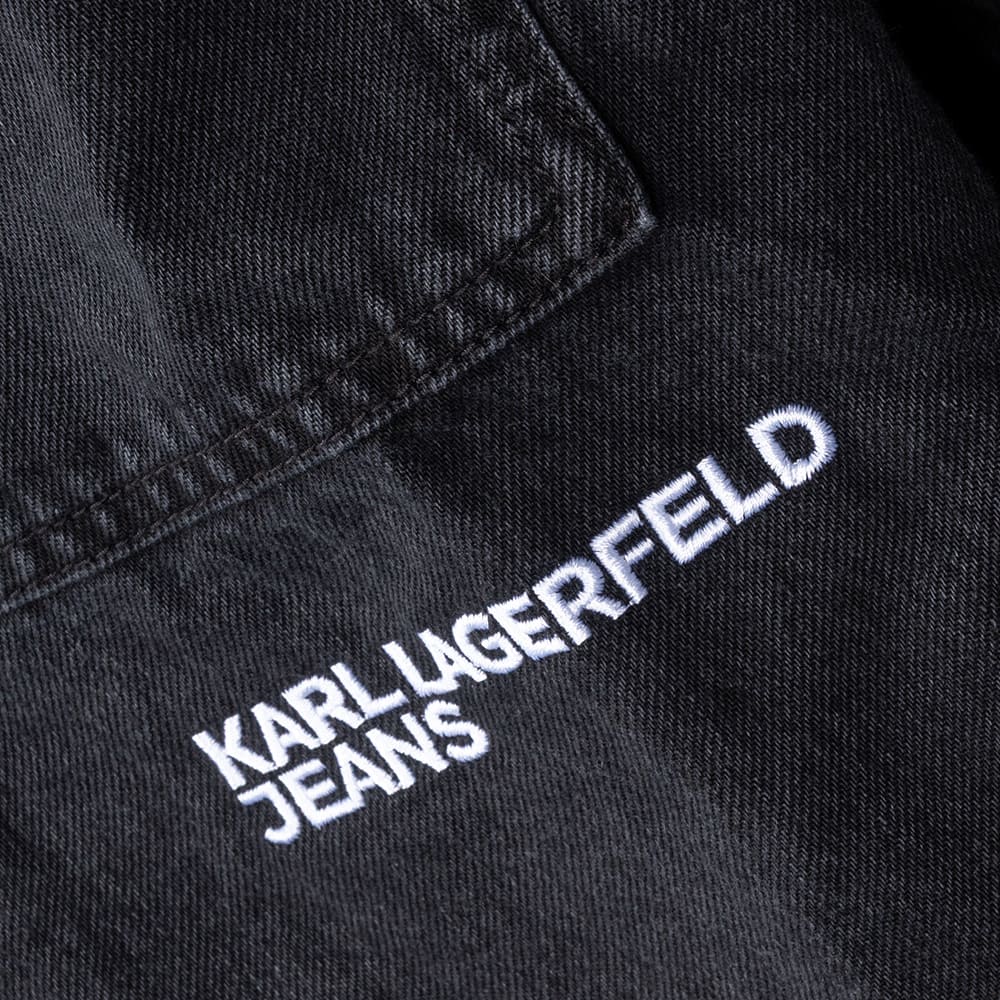 KARL JEANS Μαύρο Πουκάμισο Overshirt Denim - B3M16005
