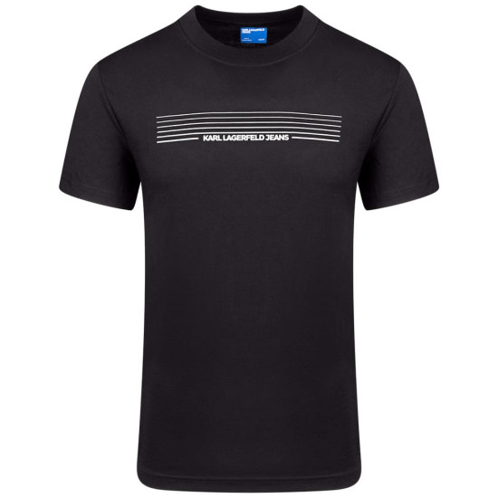 KARL JEANS Μαύρο T-shirt C Neck - B3M17001