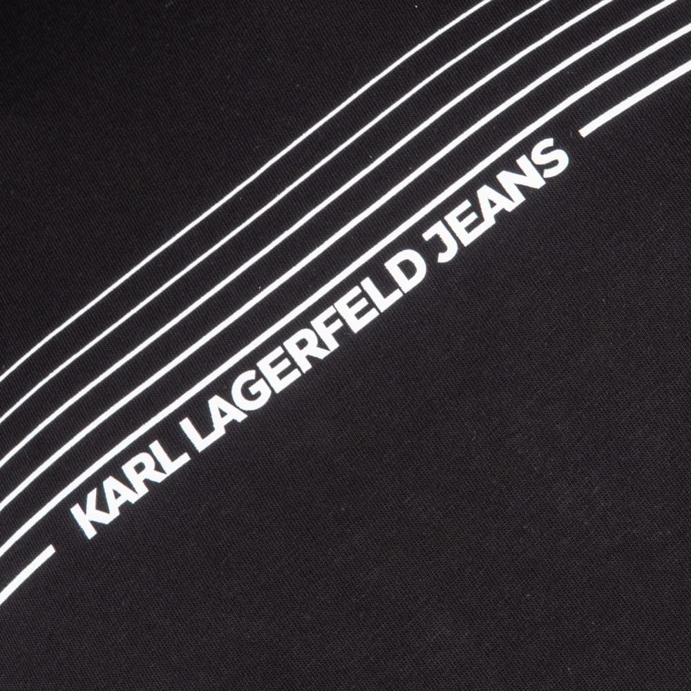 KARL JEANS Μαύρο T-shirt C Neck - B3M17001