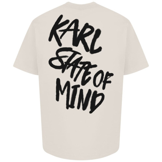 KARL JEANS Εκρού T-shirt C Neck - B3M17005