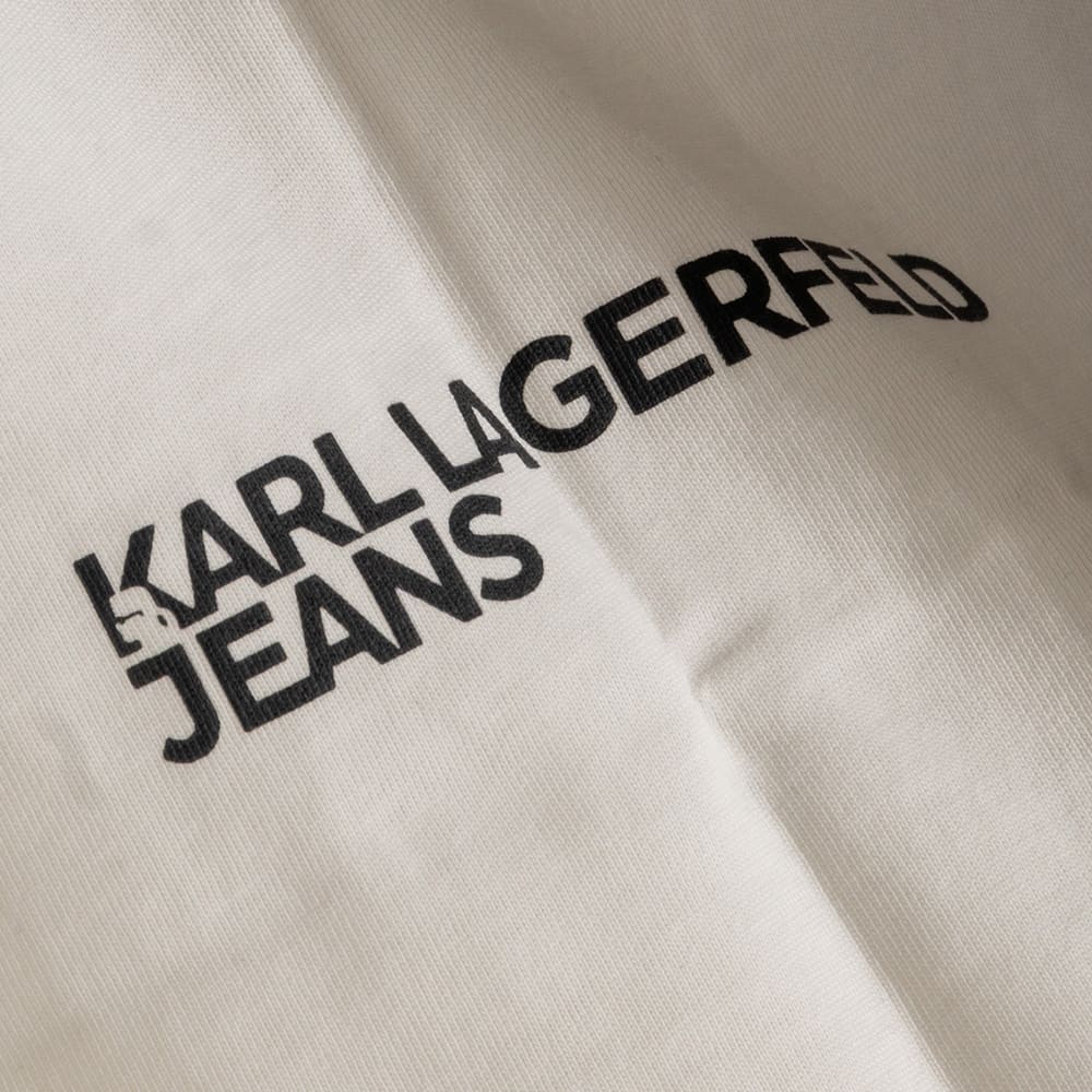 KARL JEANS Εκρού T-shirt C Neck - B3M17005
