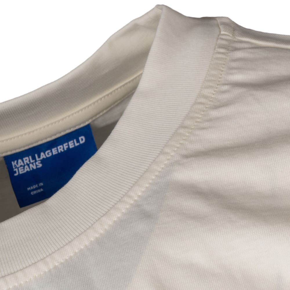 KARL JEANS Εκρού T-shirt C Neck - B3M17005