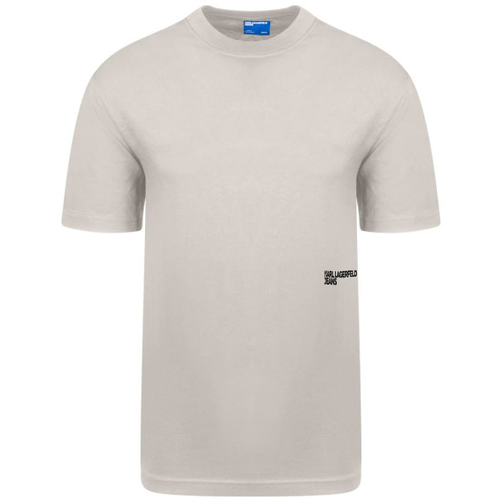 KARL JEANS Εκρού T-shirt C Neck - B3M17005