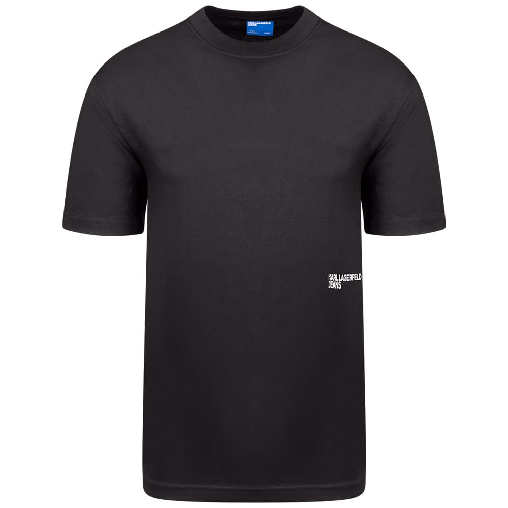 KARL JEANS Μαύρο T-shirt C Neck - B3M17005