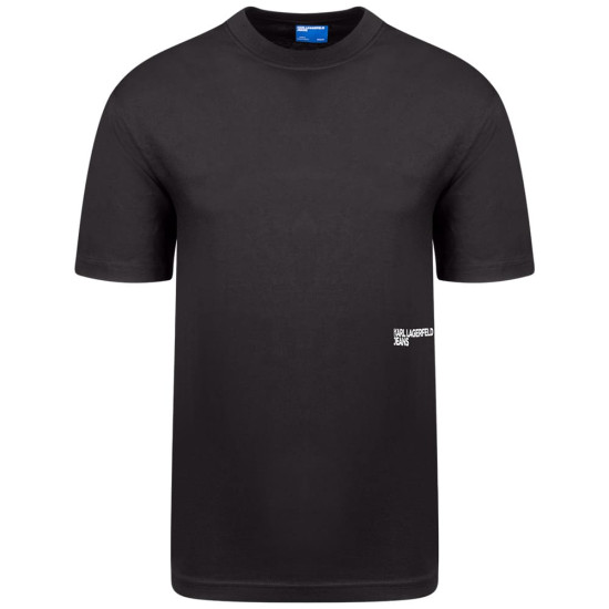 KARL JEANS Μαύρο T-shirt C Neck - B3M17005