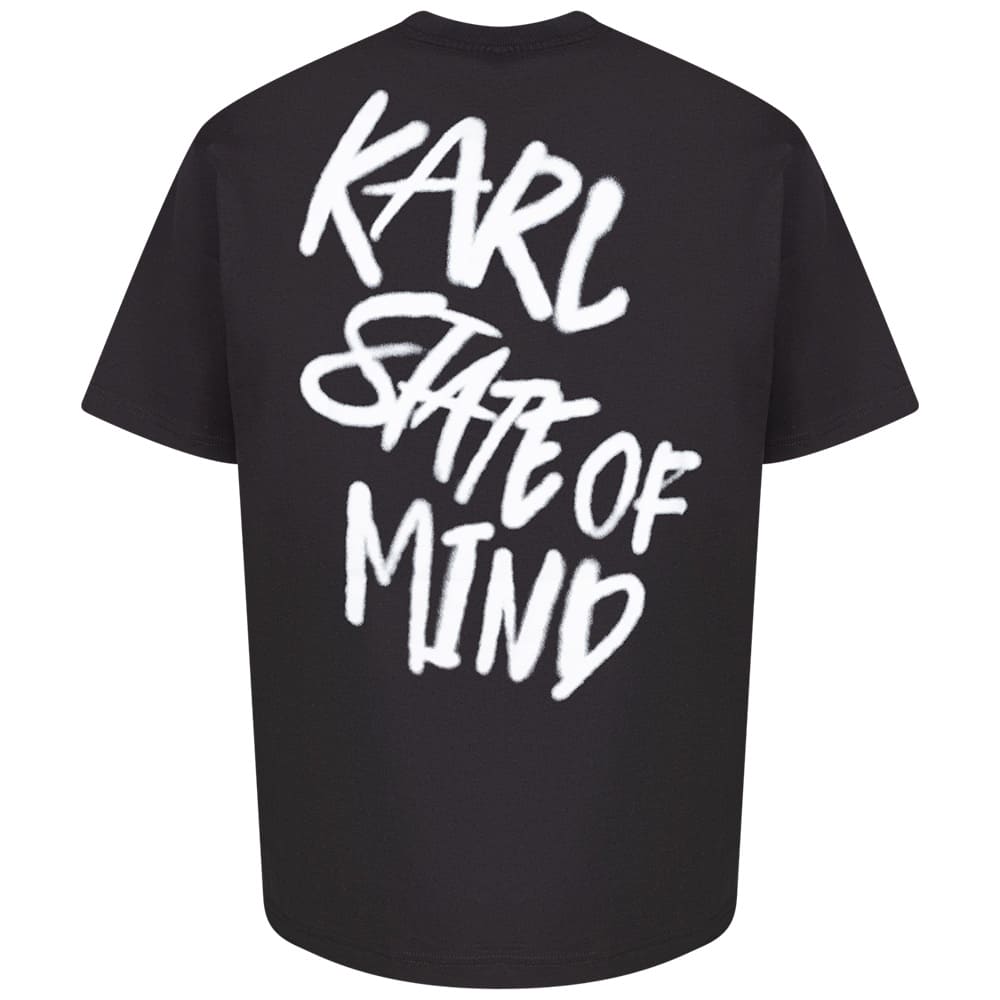 KARL JEANS Μαύρο T-shirt C Neck - B3M17005