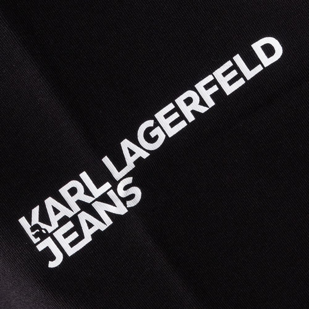 KARL JEANS Μαύρο T-shirt C Neck - B3M17005
