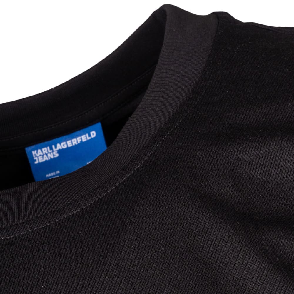 KARL JEANS Μαύρο T-shirt C Neck - B3M17005