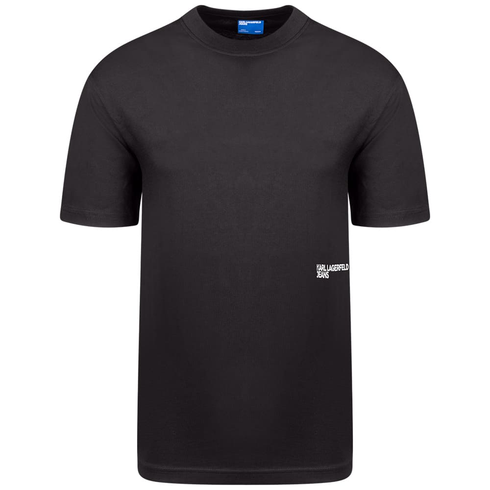 KARL JEANS Μαύρο T-shirt C Neck - B3M17009