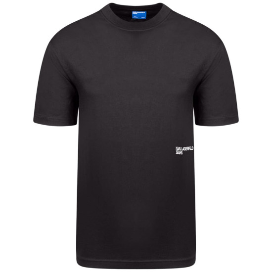 KARL JEANS Μαύρο T-shirt C Neck - B3M17009