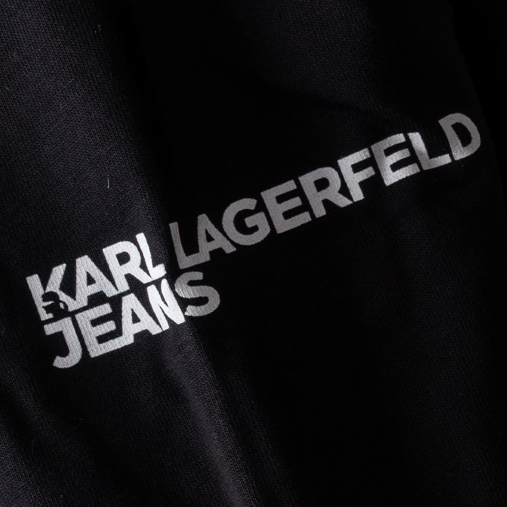 KARL JEANS Μαύρο T-shirt C Neck - B3M17009