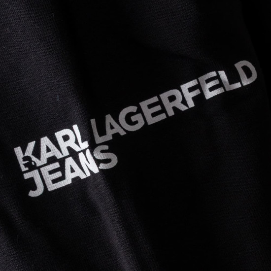 KARL JEANS Μαύρο T-shirt C Neck - B3M17009