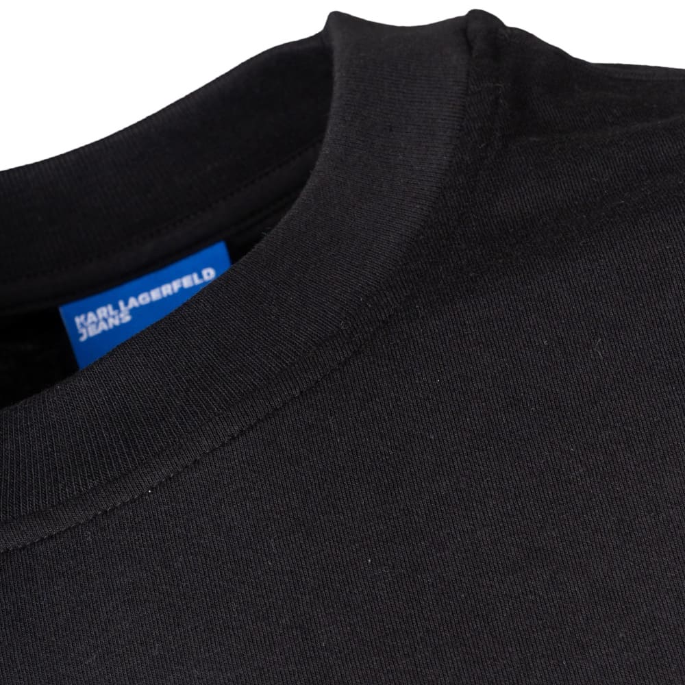 KARL JEANS Μαύρο T-shirt C Neck - B3M17029