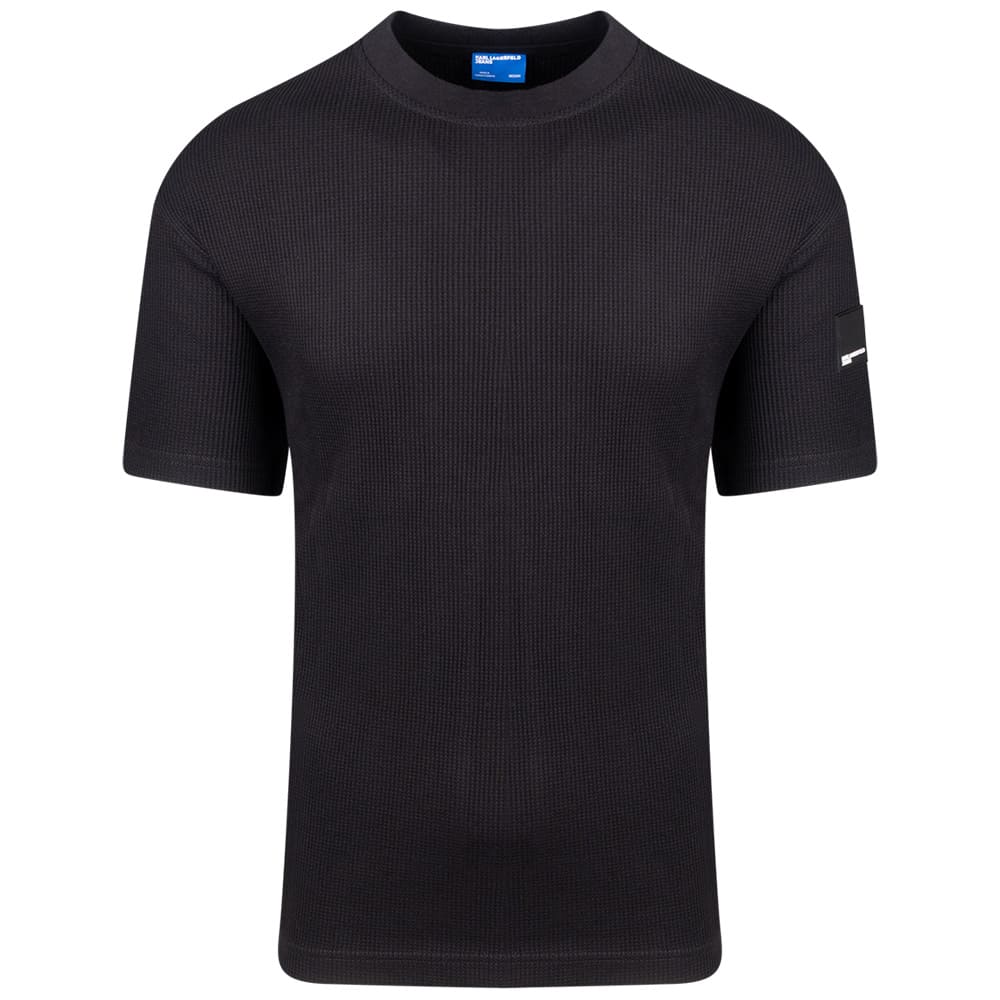 KARL JEANS Μαύρο T-shirt C Neck - B3M17088