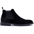 Boss Shoes Μαύρο Μποτάκι 100% Leather - C7861 SUE