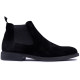 Boss Shoes Μαύρο Μποτάκι 100% Leather - C7861 SUE